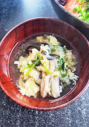 ひらたけと三つ葉のすまし汁-レシピのメイン写真