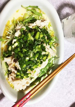 豆乳冷しゃぶうどん-レシピのメイン写真