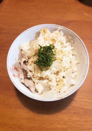新玉ねぎ炊き込みご飯-レシピのメイン写真