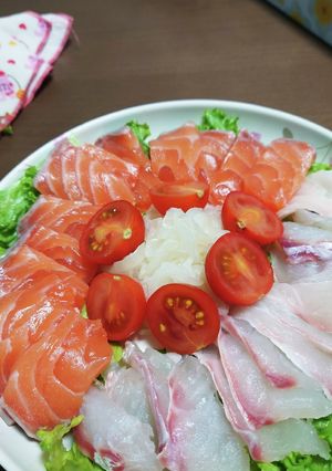 お刺身のカルパッチョ風-レシピのメイン写真