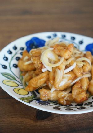 鶏胸肉と新玉ねぎの甘酢和え-レシピのメイン写真