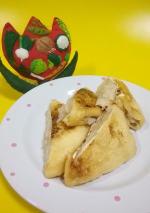 たっぷり玉ねぎの油揚げ包み焼き-レシピのメイン写真