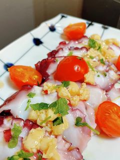 タコのカルパッチョ にんにく風味-レシピのメイン写真