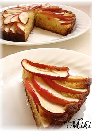 林檎のアーモンドケーキ-レシピのメイン写真