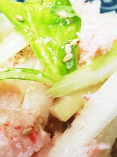 お年寄り絶賛シリーズ☆セロリ、カニ缶詰☆-レシピのメイン写真