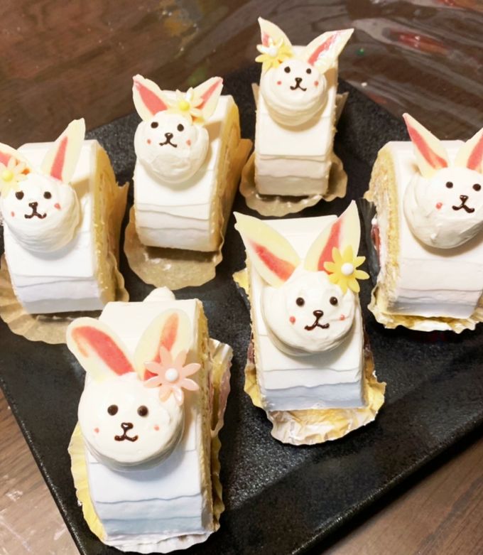 【いちごページ】「パンケーキ☆パンダ」　「子うさぎちゃん♡リース」 いちごページ】「パンケーキ☆パンダ」 「子うさぎちゃん