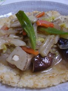 中華ピザ?あんかけおこげ-レシピのメイン写真