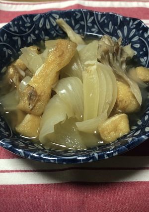 新玉ねぎと、薄揚げの煮物-レシピのメイン写真