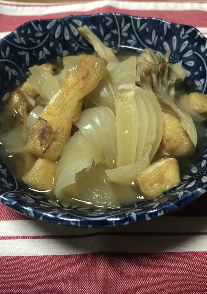 新玉ねぎと、薄揚げの煮物-レシピのメイン写真