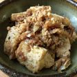 余った餃子のタネで☆厚揚げの肉味噌炒め煮