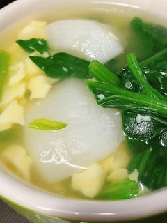 胃腸に優しいカブと卵豆腐のスープ-レシピのメイン写真