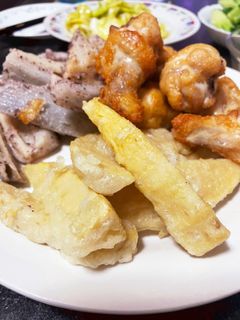 残り物リメイク!たけのこの煮物天ぷら-レシピのメイン写真