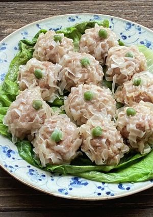 蒸し器不用！簡単！レンチンdeシューマイ-レシピのメイン写真