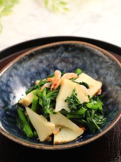 簡単!たけのこと菜の花のおひたし-レシピのメイン写真