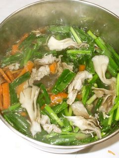 舞茸緑豆春雨スープ♪むくみ下痢に簡単薬膳-レシピのメイン写真