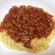 ミートソースパスタ
