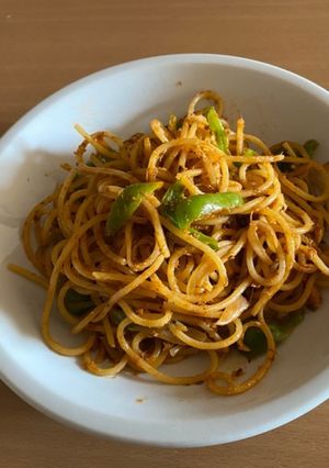 イワシ缶を使ったナポリタンスパゲティ-レシピのメイン写真