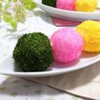 春の3色おにぎり~ 時々 串団子風 ~