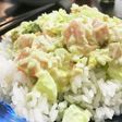 メキシコ丼!アボガドサーモン。