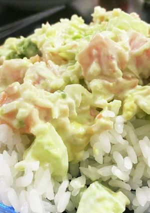 メキシコ丼!アボガドサーモン。-レシピのメイン写真