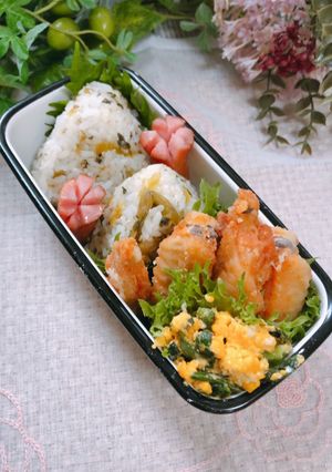 高校2年女子お弁当♥2021.04.05-レシピのメイン写真