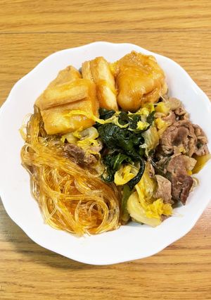 白菜と牛肉スライスのオイスターソース炒め-レシピのメイン写真
