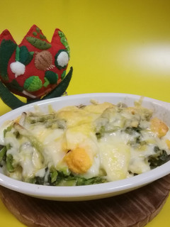 菜の花のたらこチーズ焼き-レシピのメイン写真