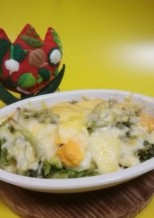 菜の花のたらこチーズ焼き-レシピのメイン写真