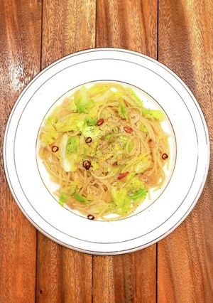 春キャベツのシンプルペペロンチーノ-レシピのメイン写真