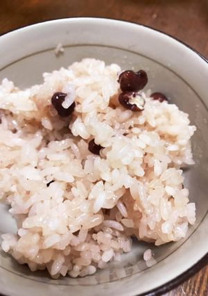 圧力鍋で簡単お赤飯-レシピのメイン写真