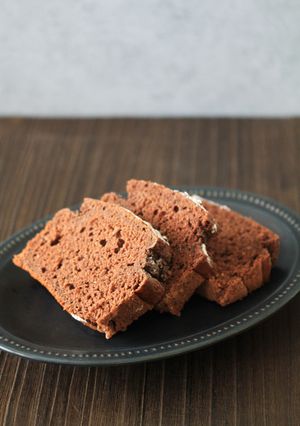 ココアと米ぬかのパウンドケーキ-レシピのメイン写真