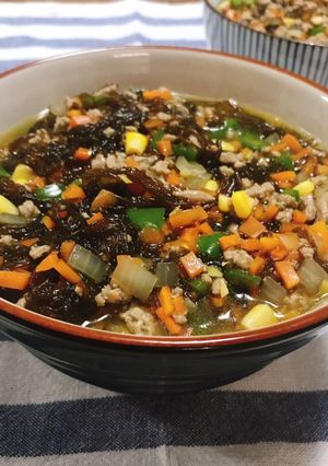 子ども達大好きなもずく丼-レシピのメイン写真