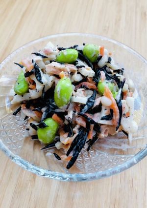 ひじきともち麦のサラダ-レシピのメイン写真