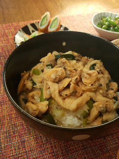あさりたっぷり!深川丼。(o^^o)♪-レシピのメイン写真