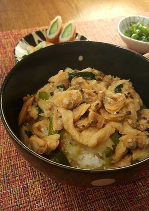 あさりたっぷり!深川丼。(o^^o)♪-レシピのメイン写真