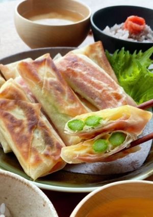 巻くだけ簡単♪アスパラベーコン春巻き-レシピのメイン写真