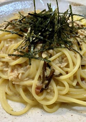 納豆パスタ-レシピのメイン写真