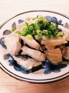 鶏むね肉となすのポン酢マヨ炒め-レシピのメイン写真