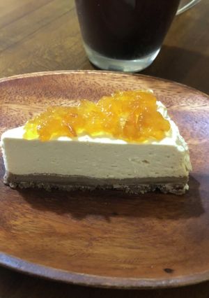 ギリシャヨーグルトでベイクドチーズケーキ-レシピのメイン写真