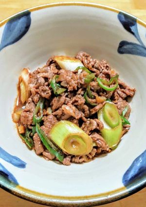 町中華の牛肉と長ネギのみそ炒め-レシピのメイン写真