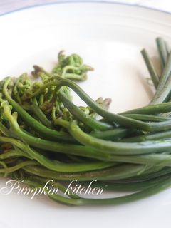 わらびのアク抜き♪-レシピのメイン写真