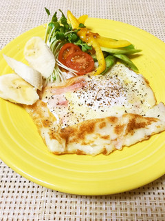 簡単ランチに!ベーコンと卵のガレット-レシピのメイン写真