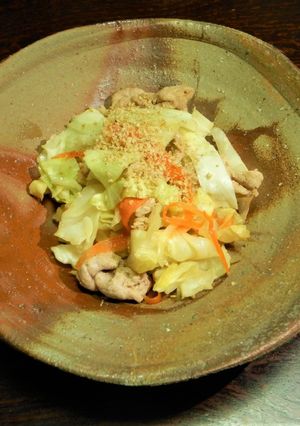 春キャベツと豚肉のごま味噌炒め・簡単！-レシピのメイン写真
