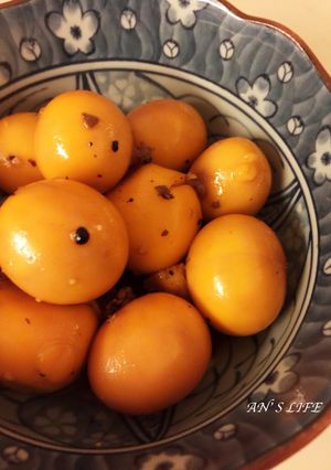 きんかん卵の山椒の実煮-レシピのメイン写真