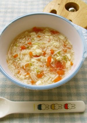 カラフルそうめん☆(離乳中期）-レシピのメイン写真