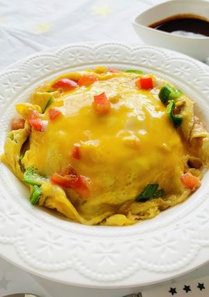 ゴヤも好きなスペイン風デミソオムライス☆-レシピのメイン写真