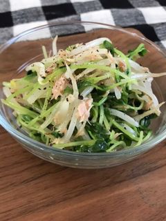 レンジで簡単 もやしと豆苗とツナのナムル-レシピのメイン写真