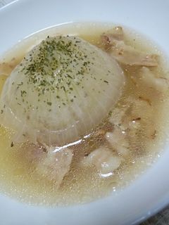 丸ごと玉ねぎスープ(^^♪-レシピのメイン写真