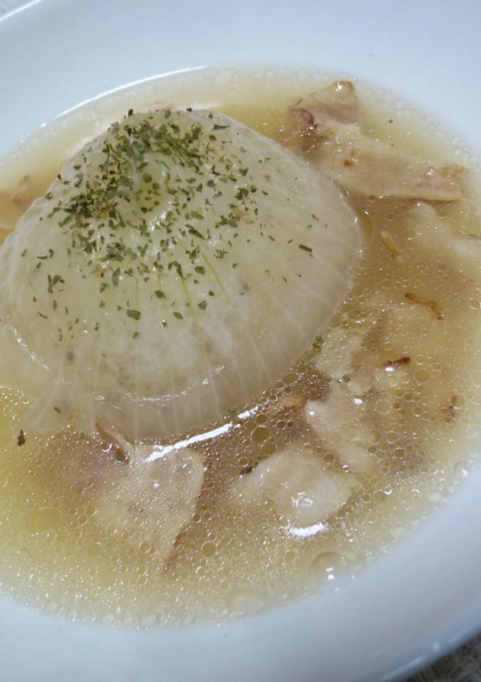 丸ごと玉ねぎスープ(^^♪-レシピのメイン写真