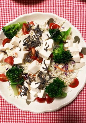 サッパリ豆腐サラダ-レシピのメイン写真